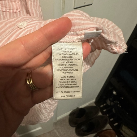 Cloth & stone half sleeve button up - Picture 3 of 3